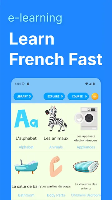 Speak French — topic list